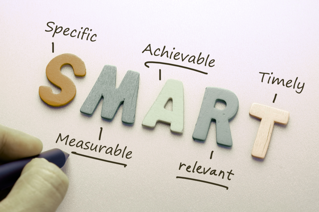 Smart Goals Translation, specific, achievable, timely, measurable, relevant