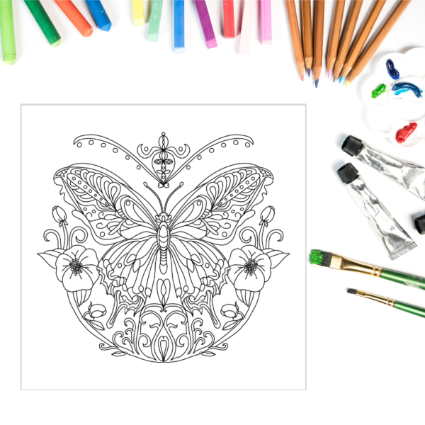 Nature's Palette : Adult Coloring Book for Stress Relief and Inspiration - Image 6