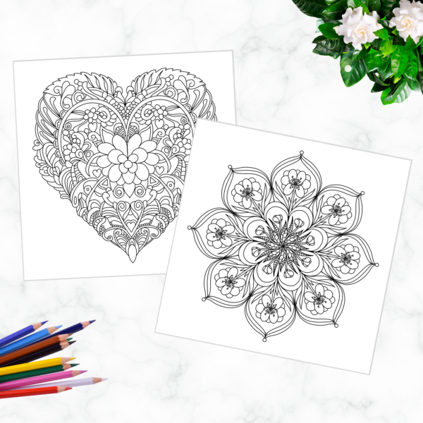 Nature's Palette : Adult Coloring Book for Stress Relief and Inspiration - Image 7
