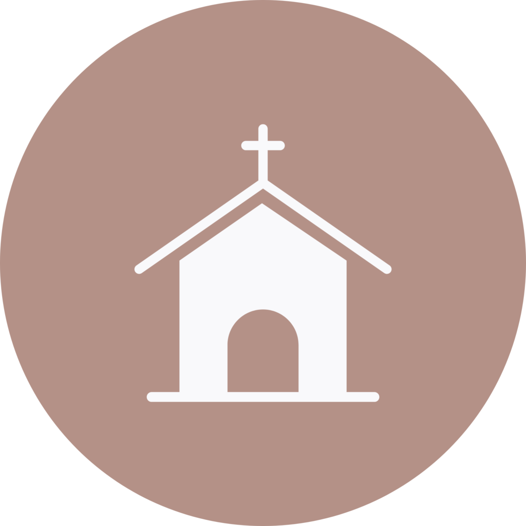 church faith icon pink