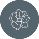 magnolia icon blue flower