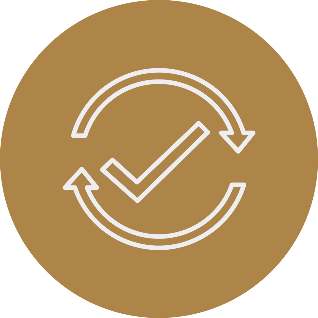 check mark icon orange
