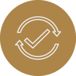 check mark icon orange