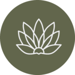 zen flower icon green