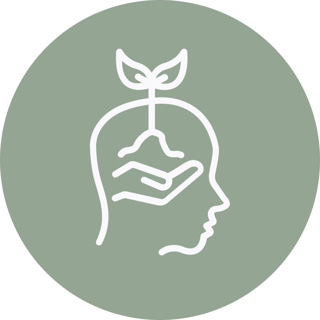 personal growth icon plant seedling learning