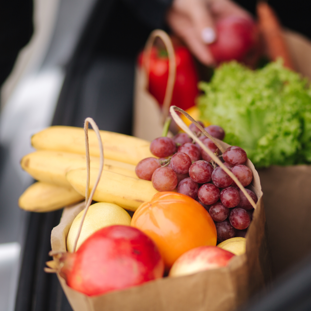 meal planning grocery shopping healthy food fruits vegetables