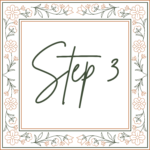 Step 1 flower icon green orange
