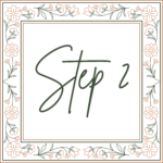 Step 3 flower icon orange green