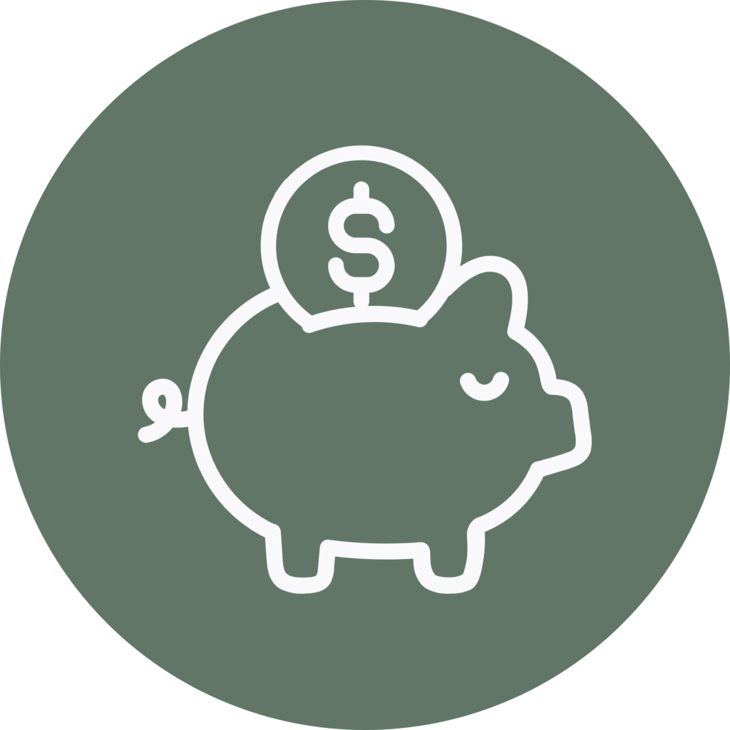 savings piggy bank money icon